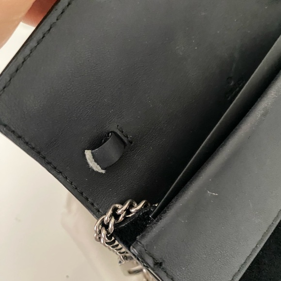 Gucci Super Mini Dionysus in Black Suede - Picture 6 of 8